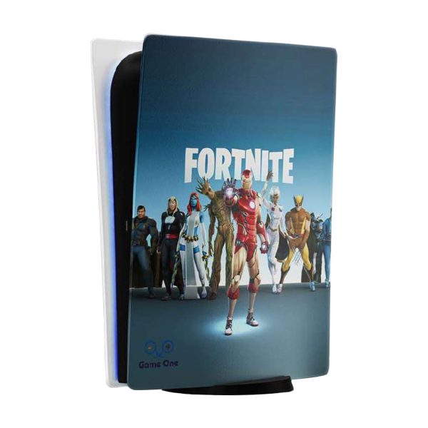 برچسب اسکین محافظ کنسول برای PS5 Standard طرح FORTNITE