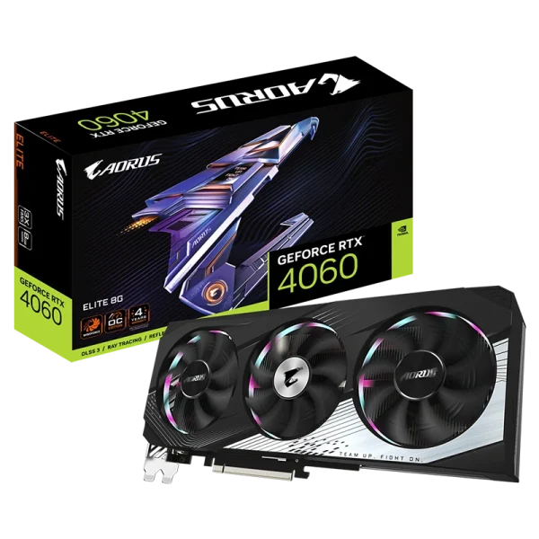 کارت گرافیک GIGABYTE AORUS GeForce RTX 4060 ELITE 8GB