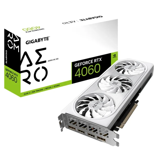 کارت گرافیک GIGABYTE GeForce RTX 4060 AERO OC 8G