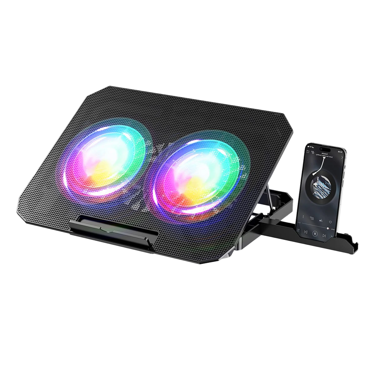 GREAT-GRN33.opti_ پایه خنک کننده گریت دو فن مدل GR-N33 - تصویر 1