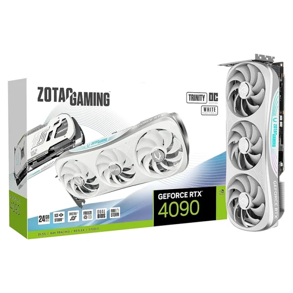 کارت گرافیک ZOTAC GAMING GeForce RTX 4090 Trinity OC White Edition 24GB