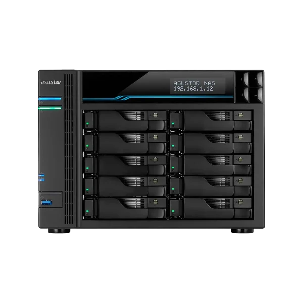 ذخیره ساز تحت شبکه ایسوستور مدل LOCKERSTOR 10 AS6510T 10 bay Tower