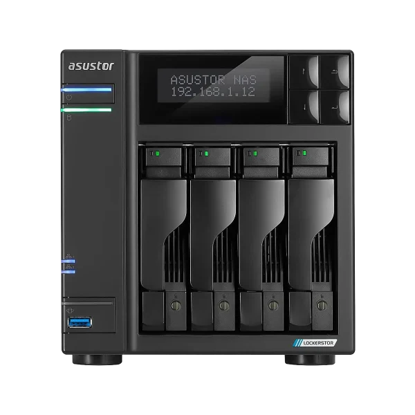 ذخیره ساز تحت شبکه ایسوستور مدل LOCKERSTOR 4 Gen2 AS6704T 4 bay Tower