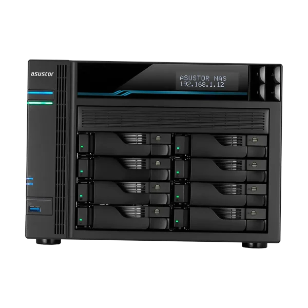 ذخیره ساز تحت شبکه ایسوستور مدل LOCKERSTOR 8 AS6508T 8 bay Tower