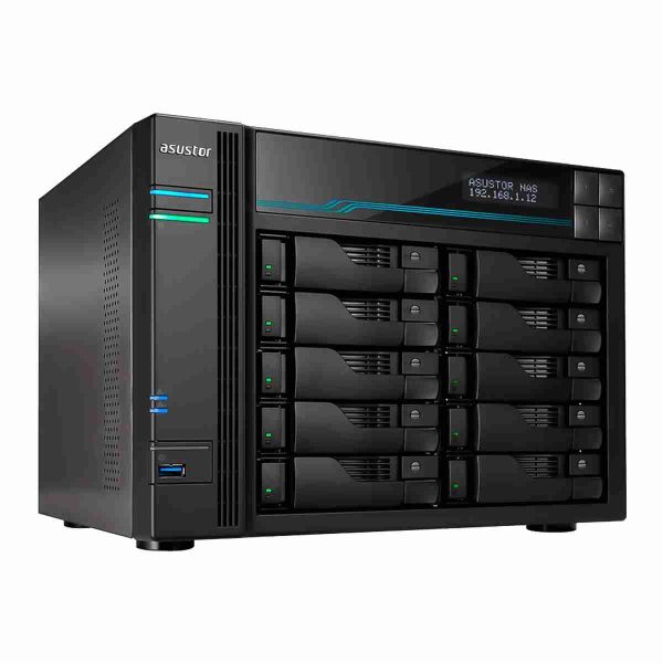 ذخیره ساز تحت شبکه ایسوستور مدل Lockerstor 10 Pro AS7110T 10 bay Tower