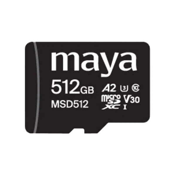 کارت حافظه microSDXC مایا مدل MSD512 استاندارد UHS-I ظرفیت 512 گیگابایت