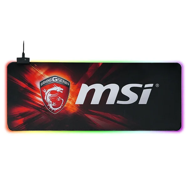 ماوس پد گیمینگ ام اس آی سایز 30×70 مدل RGB