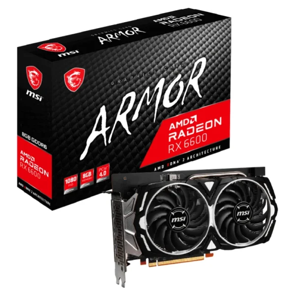 کارت گرافیک MSI Radeon RX 6600 ARMOR 8GB