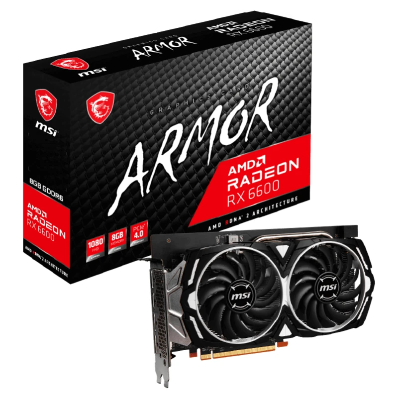 MSI-Radeon-RX-6600-ARMOR کارت گرافیک MSI Radeon RX 6600 ARMOR 8GB - تصویر 1