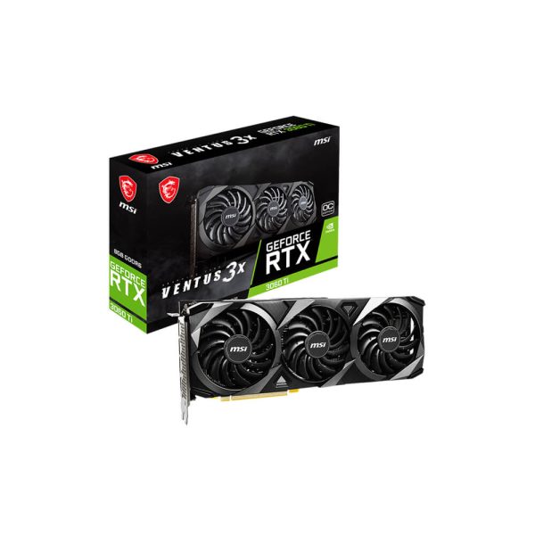 کارت گرافیک (8GB) MSI GeForce RTX 3060 Ti VENTUS 3X OC LHR
