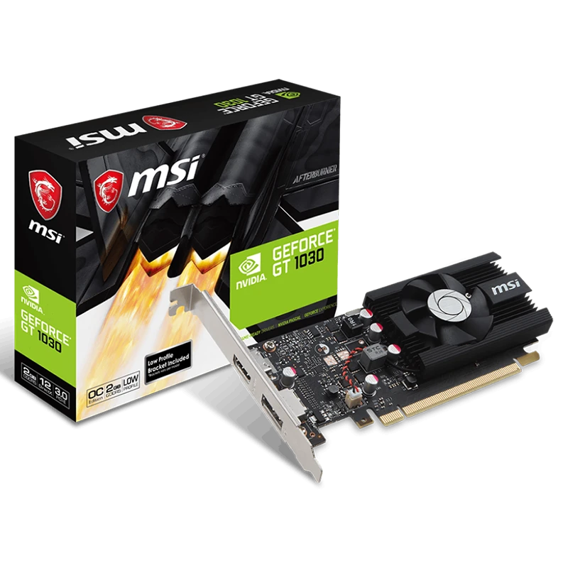 Msi-GeForce-GT1030-LP-OC-2G کارت گرافیک MSI GeForce GT1030 LP OC 2G - تصویر 1
