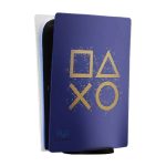 برچسب اسکین محافظ کنسول برای PS5 Digital طرح  PLAY STATION BUTTONS 1