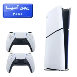 پلی استیشن 5 اسلیم ( PS5 Slim ) دیجیتال ریجن آسیا 2000 با یک دسته اضافه سفید