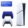 پلی استیشن 5 اسلیم ( PS5 Slim ) دیجیتال ریجن آسیا 2000 با یک دسته اضافه آبی متالیک