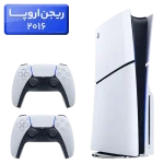 پلی استیشن 5 اسلیم ( PS5 Slim ) دیسک خور ریجن اروپا 2016 با یک دسته اضافه سفید