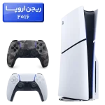 پلی استیشن 5 اسلیم ( PS5 Slim ) دیسک خور ریجن اروپا 2016 با یک دسته اضافه ارتشی