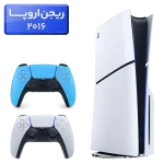 پلی استیشن 5 اسلیم ( PS5 Slim ) دیسک خور ریجن اروپا 2016 با یک دسته اضافه آبی