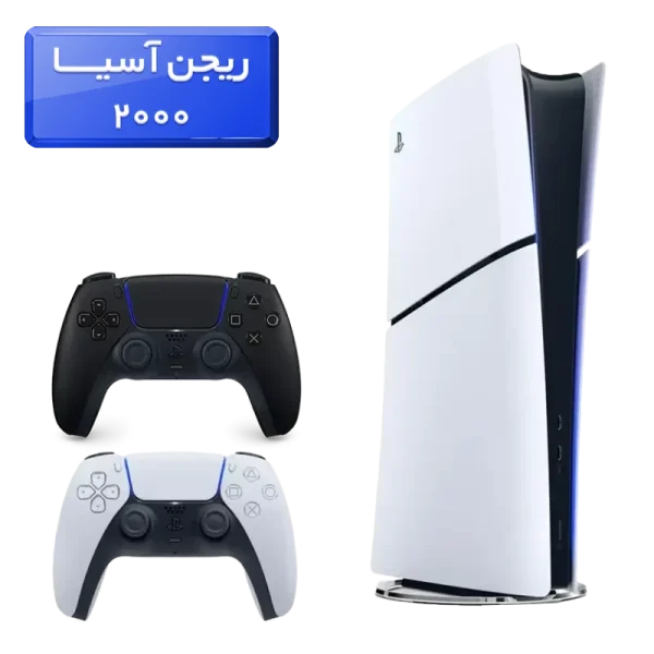 پلی استیشن 5 اسلیم ( PS5 Slim ) دیجیتال ریجن آسیا 2000 با یک دسته اضافه مشکی