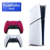 پلی استیشن 5 اسلیم ( PS5 Slim ) دیجیتال ریجن اروپا 2016 با یک دسته اضافه قرمز