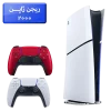 پلی استیشن 5 اسلیم ( PS5 Slim ) دیجیتال ریجن ژاپن 2000 با یک دسته اضافه قرمز متالیک