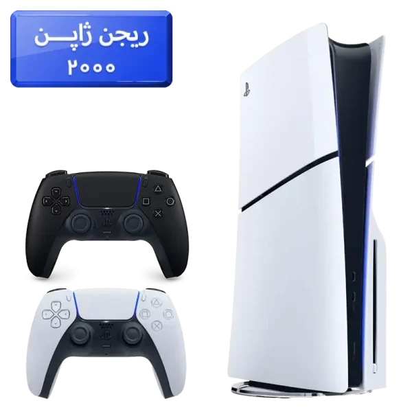 پلی استیشن 5 اسلیم ( PS5 Slim ) دیسک خور ریجن ژاپن 2000 با یک دسته اضافه مشکی