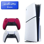 پلی استیشن 5 اسلیم ( PS5 Slim ) دیسک خور ریجن ژاپن 2000 با یک دسته اضافه قرمز