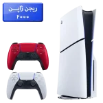 پلی استیشن 5 اسلیم ( PS5 Slim ) دیسک خور ریجن ژاپن 2000 با یک دسته اضافه قرمز متالیک