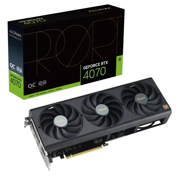 کارت گرافیک ASUS ProArt GeForce RTX 4070 OC Edition (12GB)