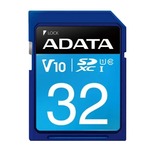 کارت حافظه SDXC ای دیتا مدل Premier V10 کلاس 10 استاندارد UHS-I  سرعت 100MB/s ظرفیت 32GB