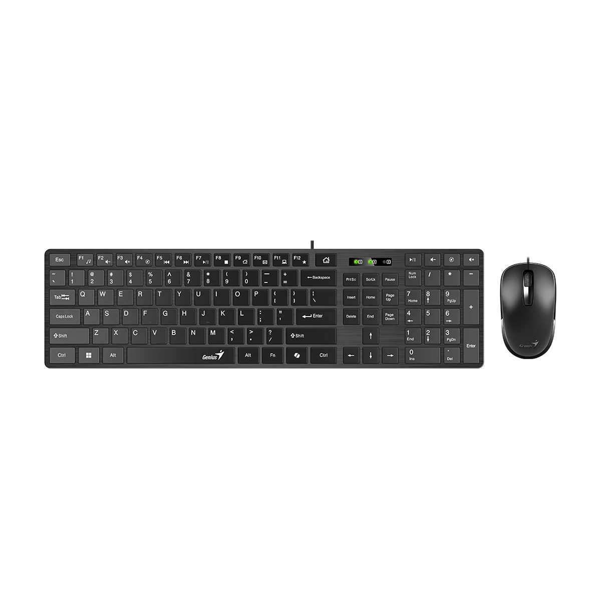 SlimStar-C126.opti_ کیبورد و ماوس باسیم جنیوس مدل SlimStar C126 - تصویر 1