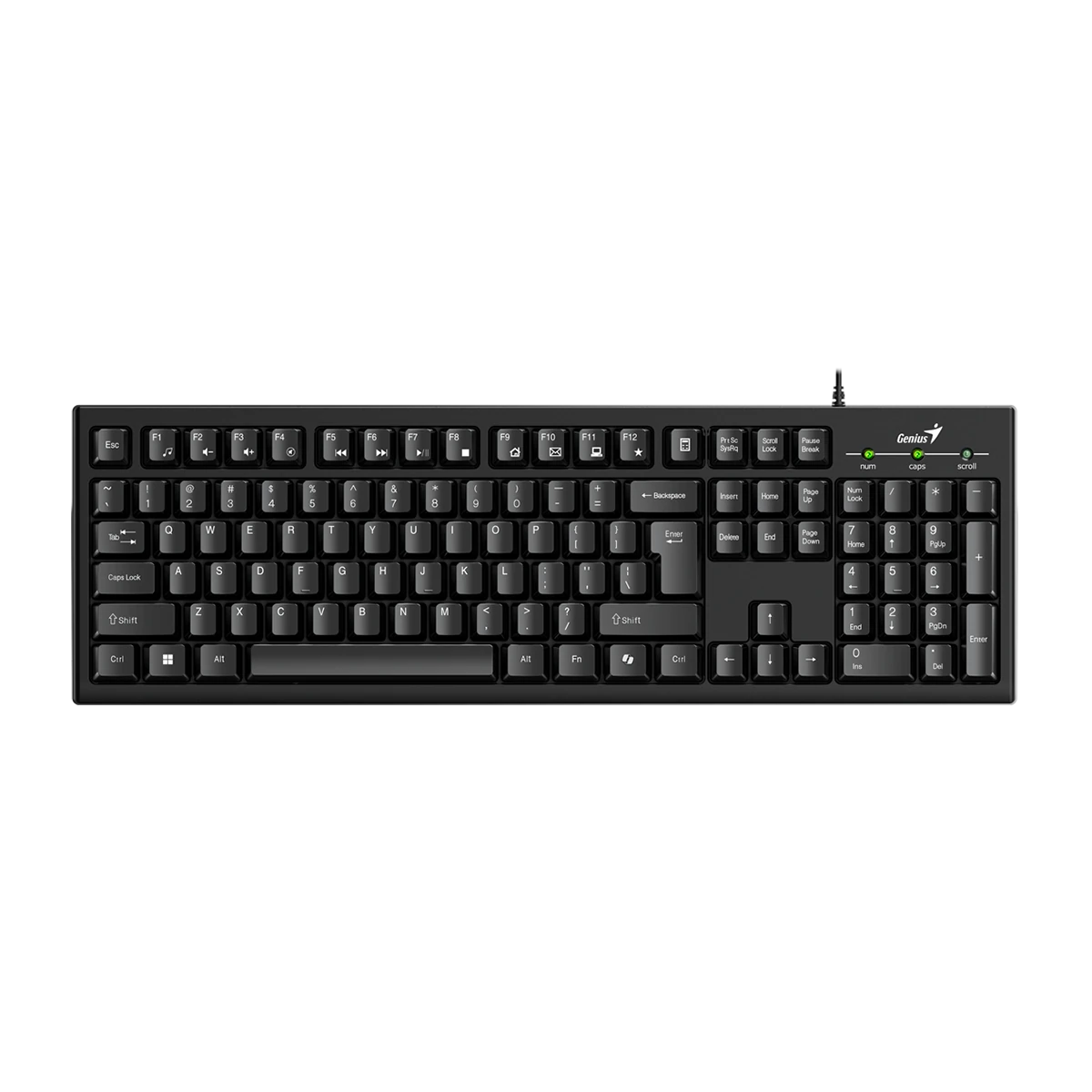 Smart-KB-100.3.opti_ کیبورد باسیم جنیوس مدل Smart KB-100 - تصویر 1