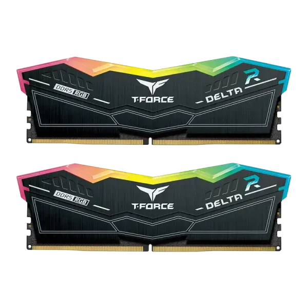 رم تیم گروپ T-Force Delta RGB DDR5 32GB (2x16GB) 5600MHz CL40