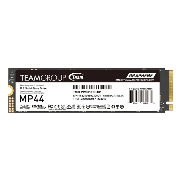 SSD اینترنال  تیم گروپ مدل MP44 با ظرفیت 512 گیگابایت