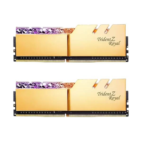 رم جی اسکیل Trident Z Royal Gold RGB DDR4 32GB (2x16GB) 4000MHz CL18