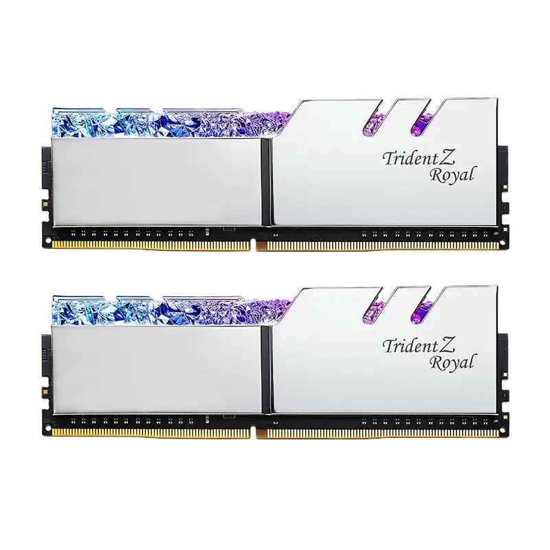 Trident-Z-Royal.opti_-1 رم جی اسکیل Trident Z Royal Silver RGB DDR4 16GB (2x8GB) 4400MHz CL16 - تصویر 1