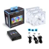 فن کیس لیان لی مدل  UNI FAN AL 120 ARGB White 3IN1 - تصویر 5