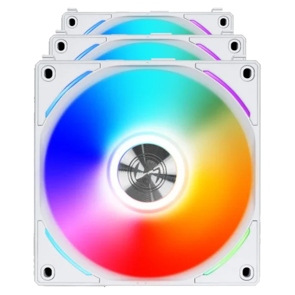فن کیس لیان لی مدل  UNI FAN AL 120 ARGB White 3IN1