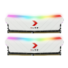 رم پی ان وای XLR8 EPIC-X RGB White DDR4 16GB (2x8GB) 3600MHz CL18