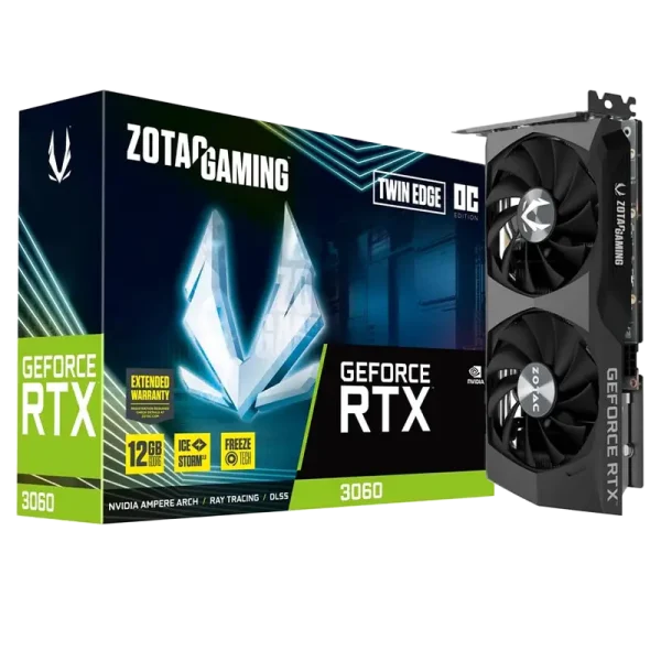 کارت گرافیک ZOTAC GAMING GeForce RTX 3060 Twin Edge OC 12GB
