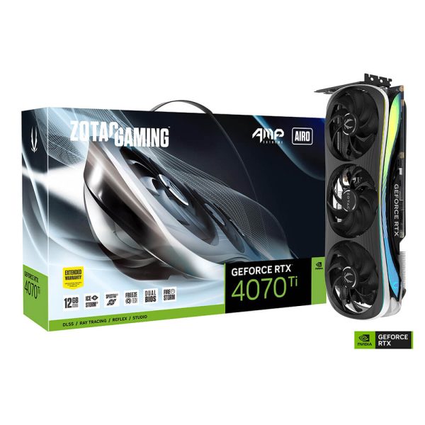 کارت گرافیک (12GB) ZOTAC Gaming GeForce RTX 4070 Ti AMP Extreme AIRO