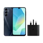 گوشی موبایل سامسونگ مدل Galaxy A16 4G حافظه 128 گیگابایت و رم 6 گیگابایت – ویتنام + شارژر سامسونگ 25 واتی مدل (سه شاخه‌ای)