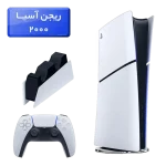 پلی استیشن 5 اسلیم ( PS5 Slim )  دیجیتال ریجن آسیا 2000 با پایه شارژر