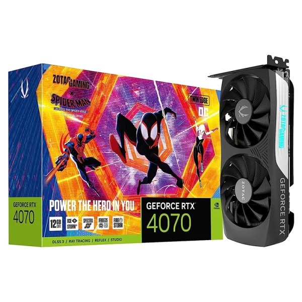 کارت گرافیک ZOTAC Gaming GeForce RTX 4070 OC Spider-Man 12GB