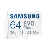 کارت حافظه microSDXC سامسونگ مدل EVO PLUS U1 A1 V10 استاندارد UHS-I ظرفیت 64 گیگابایت