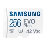 کارت حافظه microSDXC سامسونگ مدل EVO PLUS U3 A2 V30 استاندارد UHS-I ظرفیت 256 گیگابایت