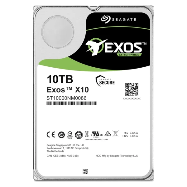 هارد اینترنال سیگیت مدل Exos X10 ST10000NM0086 با ظرفیت 10 ترابایت