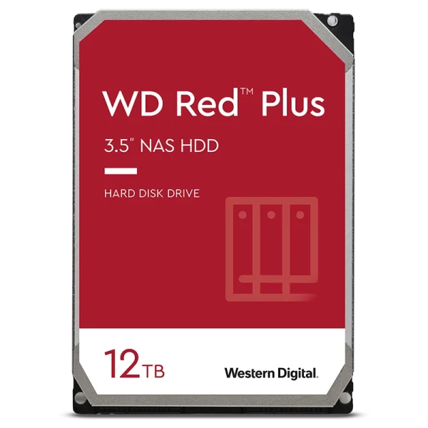 هارد اینترنال وسترن دیجیتال مدل Red Plus با ظرفیت 12 ترابایت