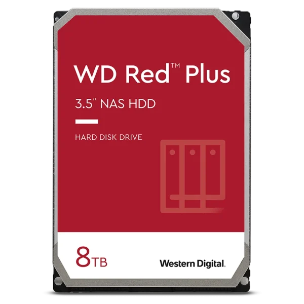 هارد اینترنال وسترن دیجیتال مدل Red Plus با ظرفیت 8 ترابایت