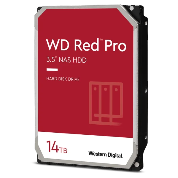 هارد اینترنال وسترن دیجیتال مدل Red Pro با ظرفیت 14 ترابایت