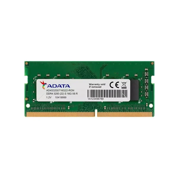 رم ای دیتا لپ‌تاپی DDR4 16GB 3200MHz CL22